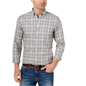 Club Room Mens Plaid Button Up Shirt - 1 of 1