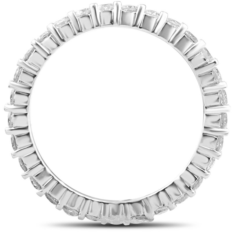 Pompeii3 1cttw Diamond Eternity Wedding Ring 14k White Gold, 2 of 6