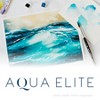 Princeton Aqua Elite Round Brush, Synthetic Bristles, Short Handle Watercolor Paintbrush, Matte Black, Size 10, 1 Count - 4 of 4