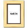 PosterPalooza | Photo Size Simple Gold Picture Frame - UV Acrylic, Foam Board Backing, Hanging Hardware - 2 of 4