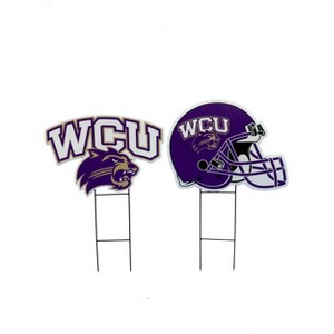 NCAA West Texas A&M Buffaloes Logo and Helmet 2pk Yard Sign Set - 1 of 1