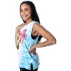 The Golden Girls Women's Palm Trees Tie Dye Braided Tank Top Shirt Adult - 3 of 4