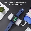 iWALK Portable Charger for iWatch 9000mAh Power Bank with Built in Cable Compatible With iPhone14/13/12/12/11/X & Apple Watch Series 8/7/6/Se/5/4/3/2 - 4 of 4