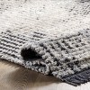 Nuloom Mandi Soft Shag Abstract Fringe Indoor Area Rug, Gray, 4'x6' - 4 of 4