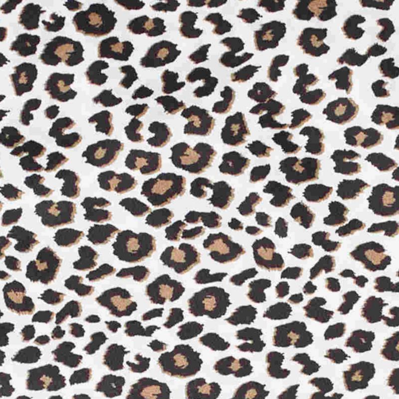 Leopard Print Satin Sheet Set Charcoal - Betseyville, 3 of 6