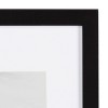 DesignOvation Gallery Rectangle Wood Wall Frame, 11x14 matted to 8x10, Black - 4 of 4