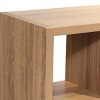 GlasFlength Utility Storage Cabinets Modular Cube Storage Organizer Simple Design for Living Room Office Bedroom, Brown, 29.92"*15.35"*57.52" - 3 of 4
