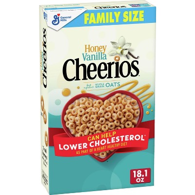 Honey Vanilla Cheerios Family Size Cereal - 18.1oz - General Mills