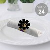 Big Dot of Happiness Mardi Gras - Masquerade Party Paper Napkin Holder - Napkin Rings - Set of 24 - 2 of 4