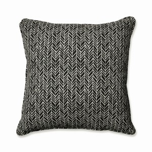 Outdoor/Indoor Herringbone Floor Pillow - Pillow Perfect® - 1 of 4