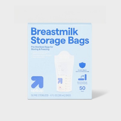 Image of Breast Milk Storage Bags - 50ct - up & up™