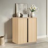 Spruce & Spring 31.5" Modern Industrial Sideboard Cabinet Storage Cabinet - 2 of 4