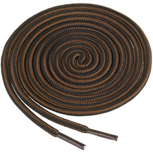 INSPIRE CHIC Dual Colored Durable Striped Shoelaces 1 Pair - 1 of 4