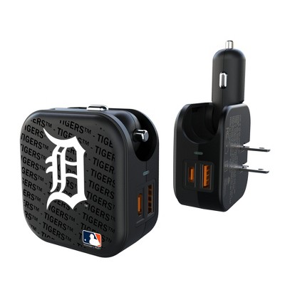 MLB American League Teams Text Backdrop 18-Watt 2 in 1 USB A/C Charger