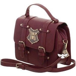 Bioworld Harry Potter Hogwarts Maroon Handbag - 1 of 4