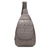 MKF Collection Cleisy M logo Embossed Vegan Leather Women’s Sling Bag by Mia K - 2 of 4