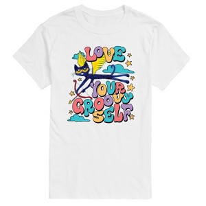 Men's - Pete the Cat - Love Yourself Short Sleeve Graphic T-Shirt - 1 of 4