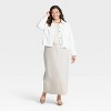 Women's Tailored Signature Crepe Maxi Skirt - A New Day™ - 3 of 3