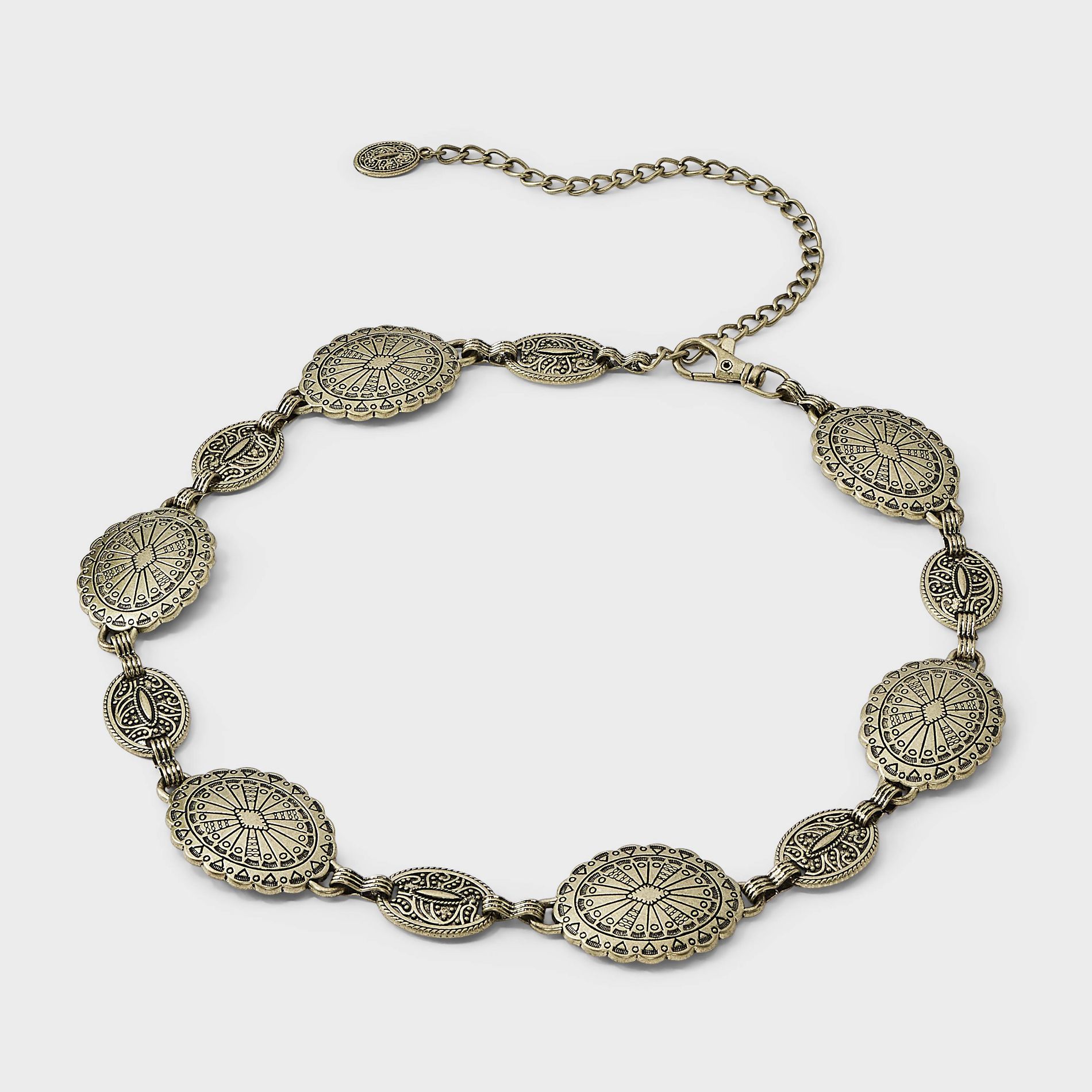 Concho Chain Belt - Wild Fable™ Brass