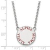 Black Bow Jewelry Sterling Silver Alpha Sigma Alpha Greek Life Necklace 18 Inch - 2 of 4