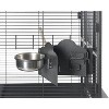 Prevue Pet Products 3351BLK Park Plaza Bird Cage, Black Hammerstone, Small - 3 of 3