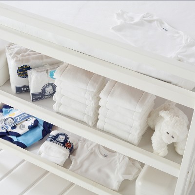 Gerber Baby 10pk Prefold Birdseye Diaper - White One Size