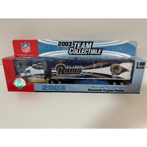 St. Louis Rams Fleer NFL Kenworth Tractor Trailer 2003 Team Collectible 1:80 Scale Toy Vehicle - 1 of 1