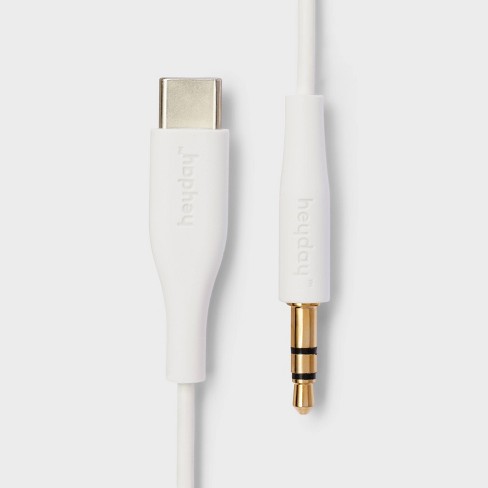 3' Lightning To Aux (m) Cable - Heyday™ White : Target