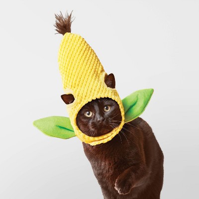 Corn Cat Headpiece Costume - Boots & Barkley™ Yellow One Size Fits Most