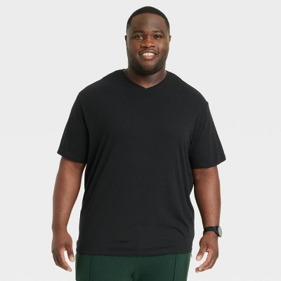 Men's Big u0026 Tall Every Wear Short Sleeve V-neck T-shirt - Goodfellow u0026 Co™  Black 3xl : Target