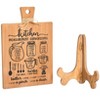 The Lakeside Collection Cookbook Holder with Measurement Conversion Chart Farmhouse Decor - 2 of 4