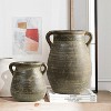 LuxenHome 2-Piece Rustic Farmhouse Brown Jug Terracotta Vase Set - 2 of 4