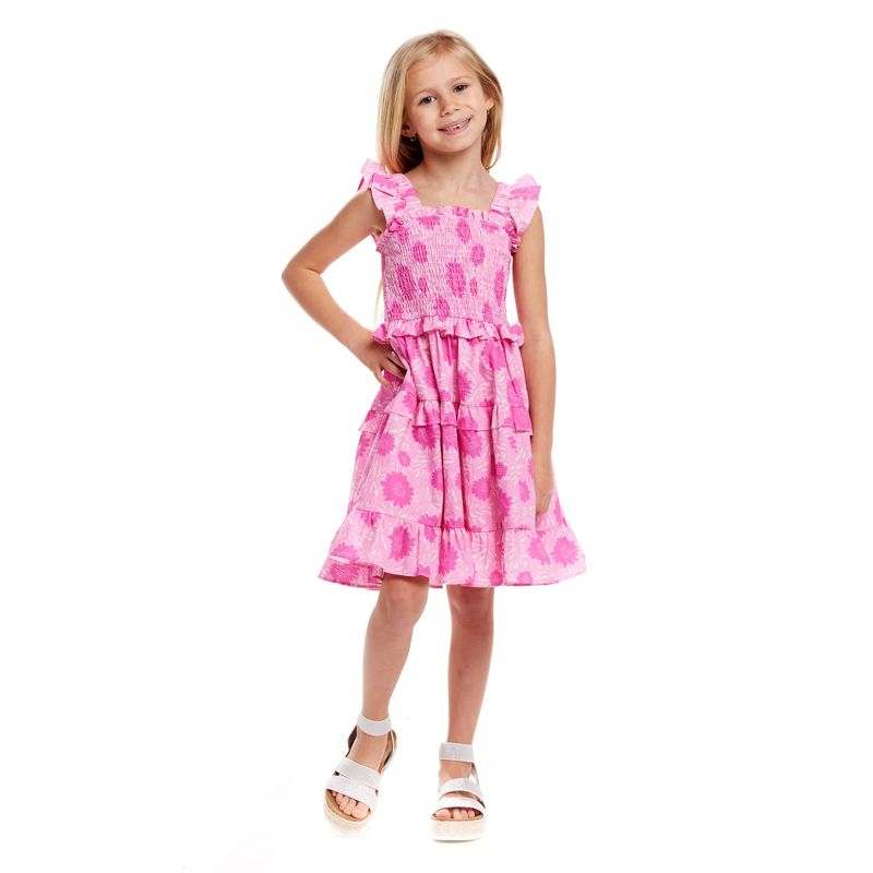 Andy & Evan  Toddler Floral Tiered Maxi Dress, 2 of 6