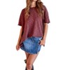 Women's Dani Crew Neck Top - Sky to Moon - 3 of 3