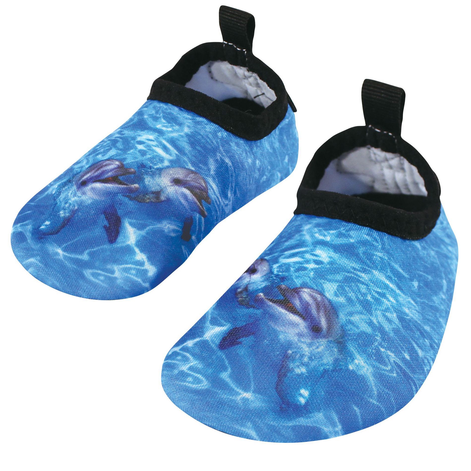 Hudson Baby Infant and Toddler Water Shoes for Sports, Yoga, Beach and Outdoors, Dolphins, 12-18M/5 Toddler
