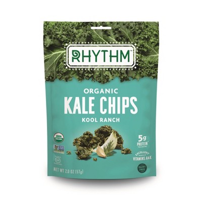 Rhythm Organic Vegan Superfoods Kool Ranch Kale Chips - 2oz