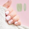 Unique Bargains Women's Full Coverage Nails Tips XS Purple Green Yellow 1 Pc - 4 of 4