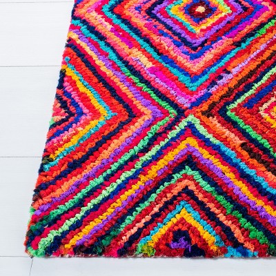 Nantucket Multicolor 8' x 8' Square Hand-Tufted Wool Rug