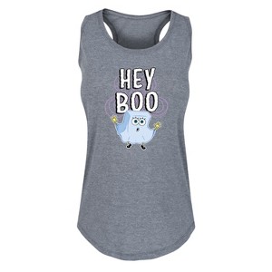Women's - SpongeBob SquarePants - Hey Boo Graphic Racerback Tank - 1 of 4