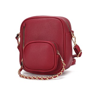 MKF Collection Winona Vegan Leather Convertible Women’s Crossbody and Shoulder Bag by Mia K - 1 of 4
