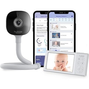 Hubble Go Baby Smart 2K UHD Baby Monitor with Advanced AI Features including Covered Face, Cry & Rollover Detection, Sleep Analytics and Sleep Trainer - 1 of 1
