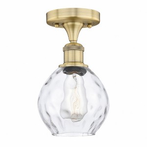 Waverly - 1 Light Semi-Flush Mount In Industrial Style-9.25 Inches Tall and 6 Inches Wide - 1 of 1