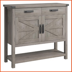 Farmhouse Entryway Table with 2-Door Cabinet & 2 Drawers - 1 of 4