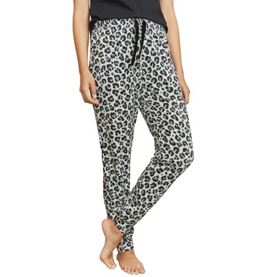 Ellos Women's Plus Size Rib Trim Sleep Leggings, S - Heather Grey Floral :  Target