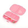 Unique Bargains 8 Grids Double Layers Pill Box 1 Pc - 2 of 4