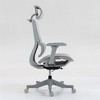 Okak Mesh Office Chair with Adjustable Height, Desk Chair with Headrest and Wheels, Computer Chair for Office, Home - 4 of 4