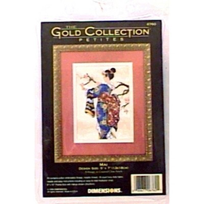Dimensions Gold Petite Counted Cross Stitch Kit 5"X7"-Mai (18 Count)