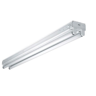 Metalux Ssf Series 48 In. L White Hardwired Fluorescent Strip Light Target