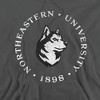 Northeastern University Official Distressed Primary Logo Adult Pull-Over Hoodie - 2 of 4