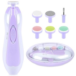 Baby Nail Trimmer, 6 in 1 Baby Nail Clippers, Nail File Grooming Kit for Baby, Toddler and Adults - 1 of 4